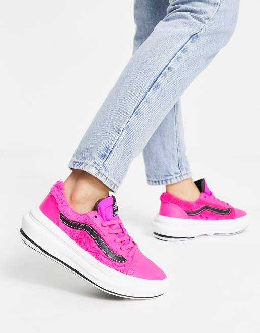 Vans rosas outlet piel