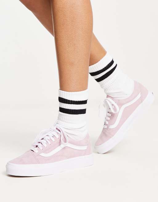 Zapatillas de deporte rosas de ante Old Skool de Vans | ASOS