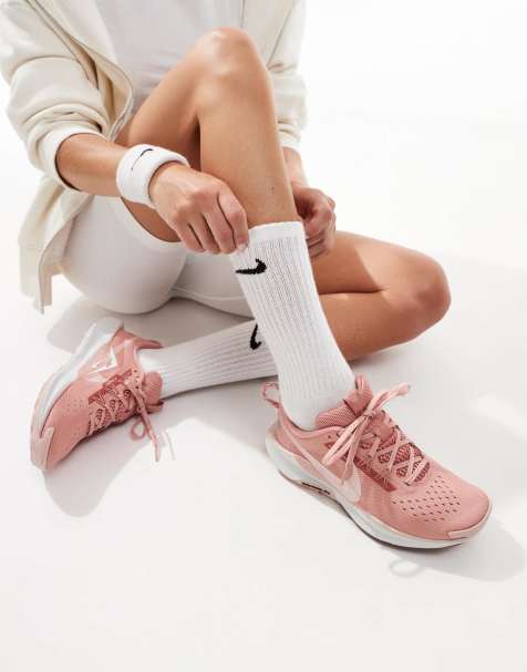 Zapatillas de deporte rosas ReactX Pegasus Trail 5 de Nike Running - view 1