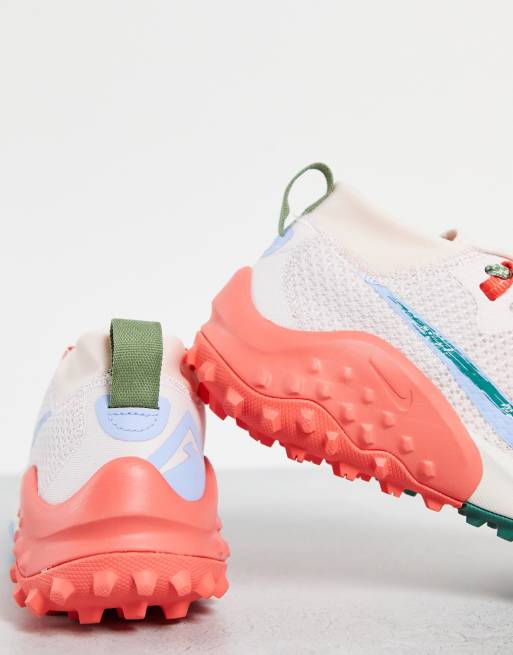 Zapatillas de deporte rosas Wildhorse Trail 2 de Nike Running, 3 de 4