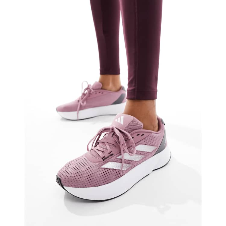 Zapatillas de deporte rosas y blancas Duramo SL de adidas Running