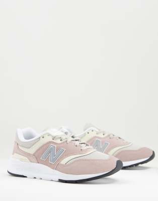 Zapatillas de deporte rosas y color crema New Balance | ASOS