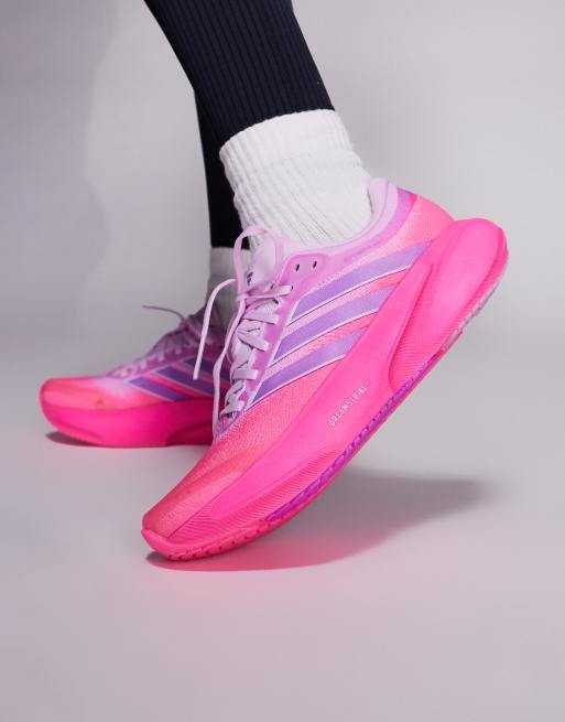 Zapatillas de deporte rosas y moradas Supernova Rise 3 de adidas Running, 3 de 5