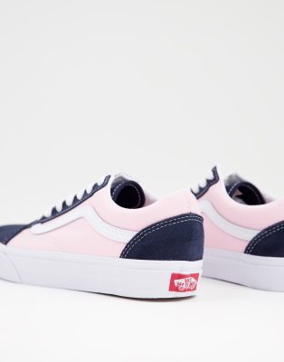 vans negras y rosas