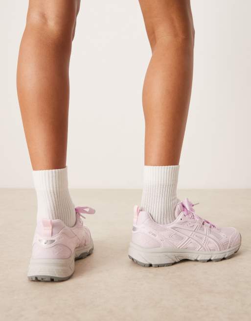Zapatillas de deporte rosas y plateadas Gel-Nunobiki de Asics, 3 de 5