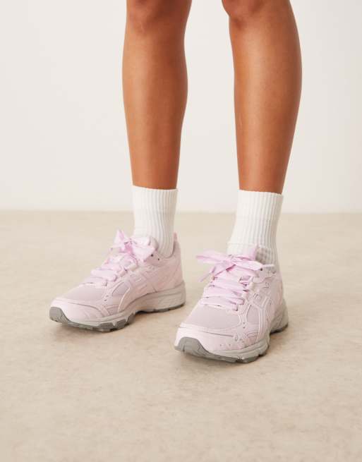 Zapatillas de deporte rosas y plateadas Gel-Nunobiki de Asics, 4 de 5