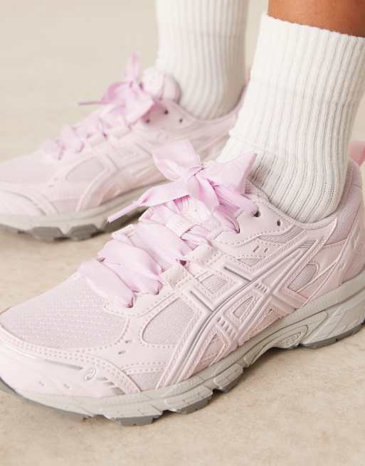 Zapatillas de deporte rosas y plateadas Gel-Nunobiki de Asics, 5 de 5