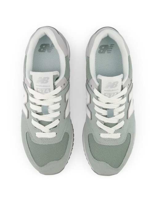 Zapatillas de deporte verde claro con plataforma 574Z de New Balance, 4 de 4
