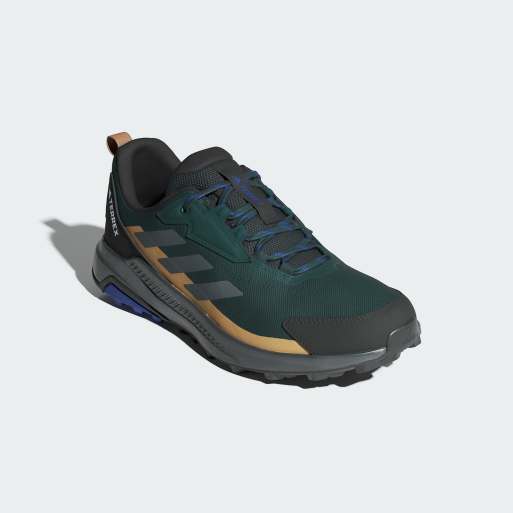 Zapatillas de deporte verde hiedra, gris seis y marrón carbón para senderismo Terrex Anylander de adidas Performance