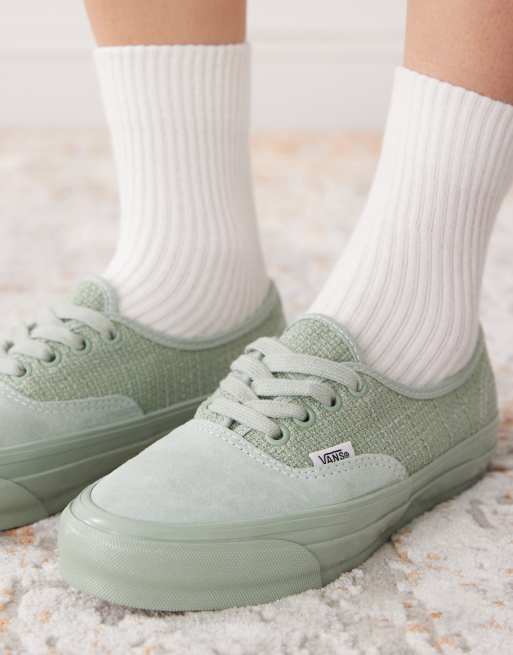 Zapato Vans Verde Y Gris Zapatillas Sport Low Verde/blanco Vans La
