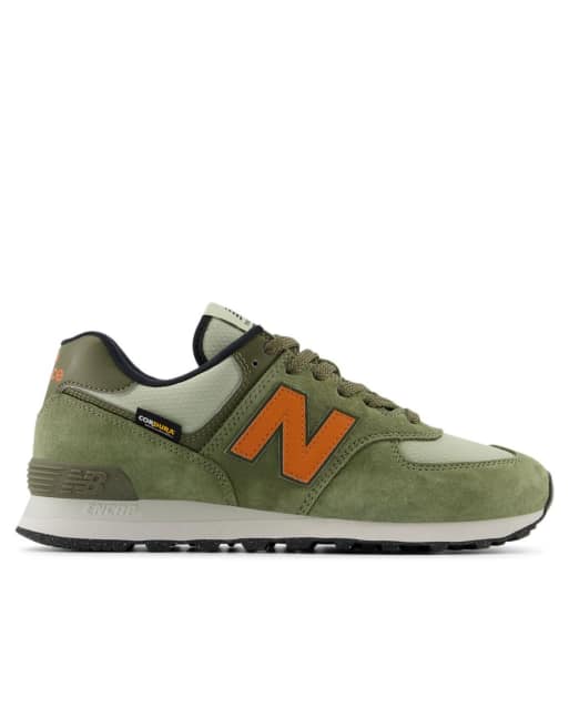 Zapatillas de deporte verde oliva oscuro 574 de New Balance