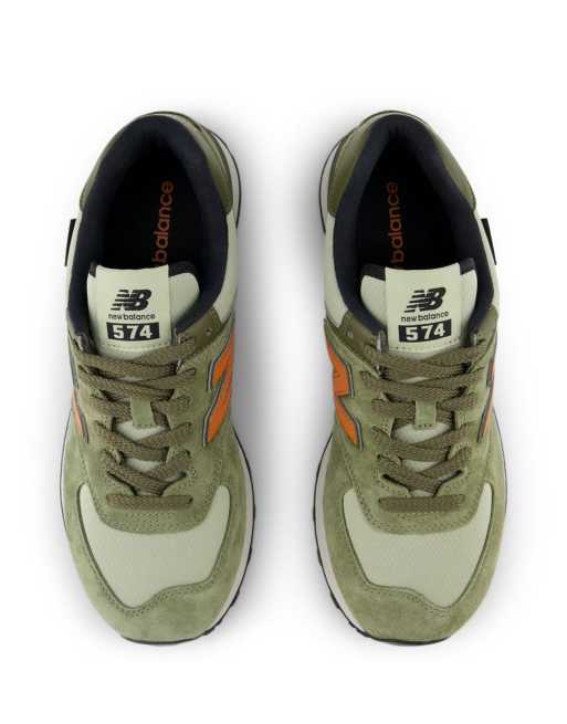 Zapatillas de deporte verde oliva oscuro 574 de New Balance, 4 de 4