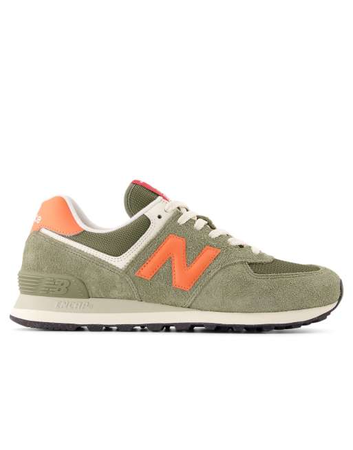 Zapatillas de deporte verde oliva oscuro 574 de New Balance, 3 de 4