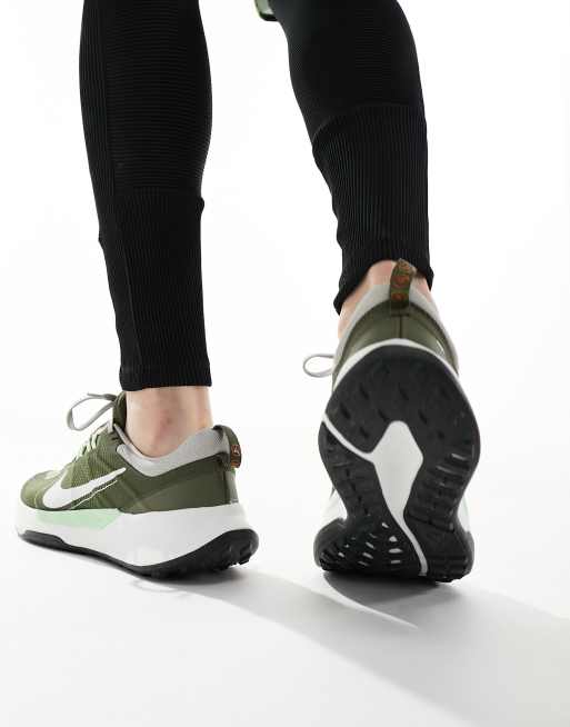 Zapatillas de deporte verde oscuro y blancas Juniper Trail 2 de Nike Running, 4 de 4