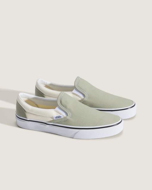 Zapatillas de deporte verde salvia sin cierres Slip-On de Vans Classic, 2 de 4