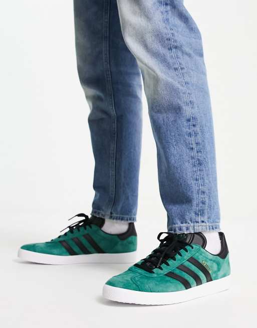 Zapatillas de deporte verde universitario Gazelle de adidas Originals - DGREEN