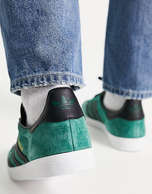 Zapatillas de deporte verde universitario Gazelle adidas Originals - ASOS