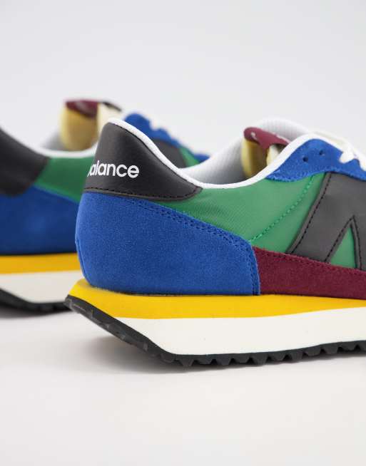 de deporte verdes con diseño block 237 de New Balance | ASOS