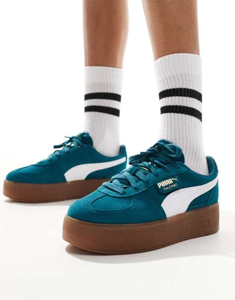 Zapatillas de deporte verdes Palermo Platform de PUMA - view 1