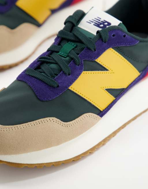 New balance shop verdes y amarillas