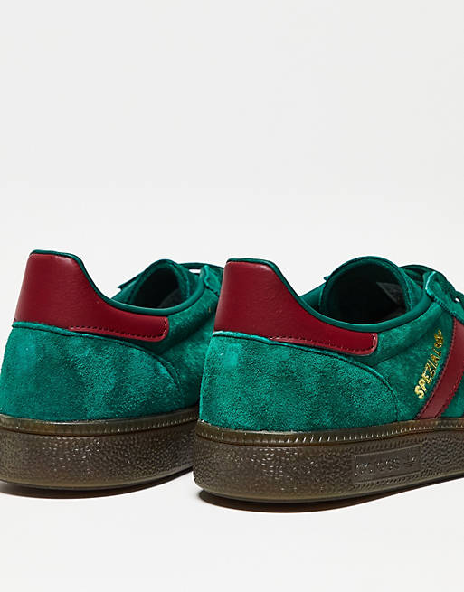 Zapatillas de deporte verdes y con suela de goma Handball Spezial adidas Originals - MGREEN ASOS