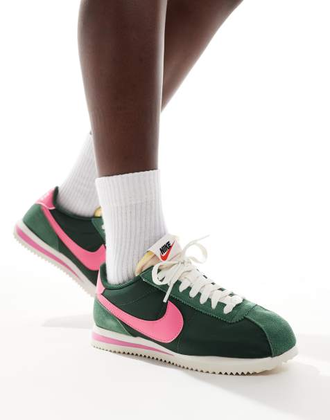 Zapatillas de deporte verdes y rosas Cortez TXT de Nike - view 1