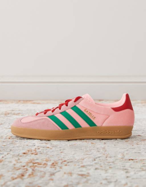 adidas gazelle silver green womens adidas Gazelle Bold Verdes y Rosas Mujer JH9668