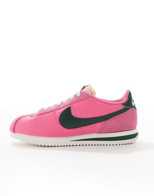 Zapatillas de deporte verdes y rosas unisex Cortez de Nike, 2 de 5
