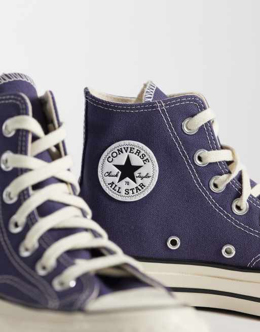 Zapatillas de deporte violeta oscuro Chuck 70 Hi de Converse, 3 de 5