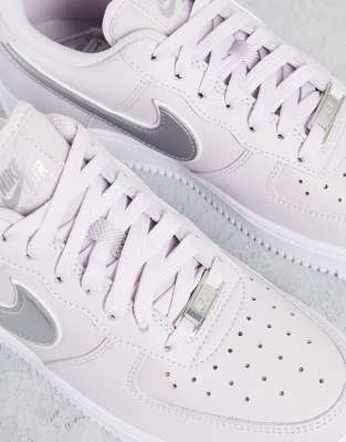 nike air force logo plateado