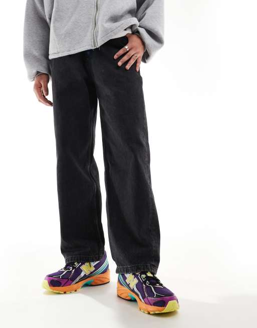 Zapatillas de deporte violetas y naranjas 740 de New Balance, 5 de 5