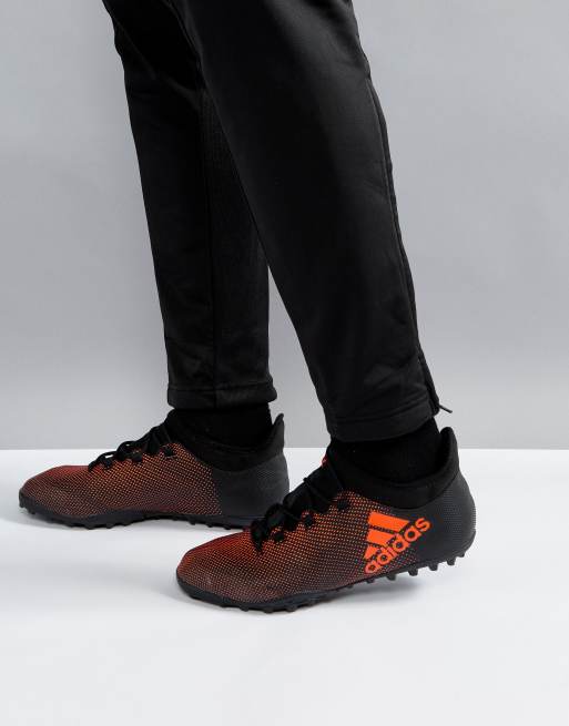 Zapatillas de fútbol para césped en negro CG3728 Football X Tango 17.3 Astro de adidas