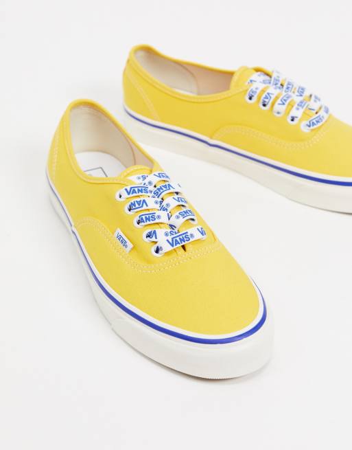 Zapatillas de lona amarillas Vans Authentic | ASOS