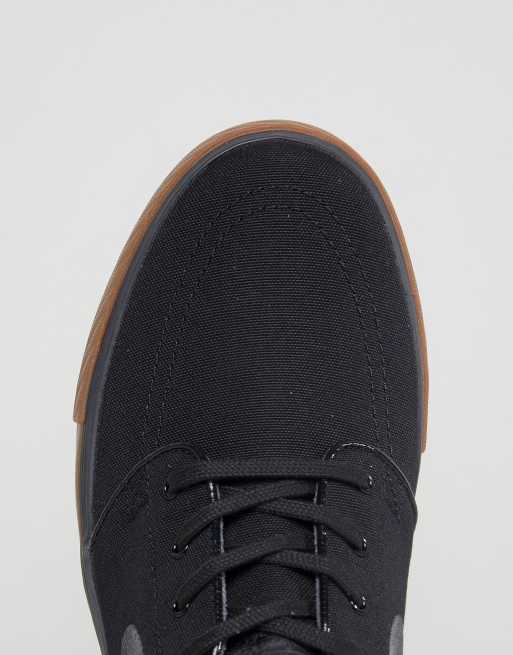 origen Cuerpo Ocultación Zapatillas de lona con suela de goma en negro Stefan Janoski 615957-020 de  Nike SB | ASOS