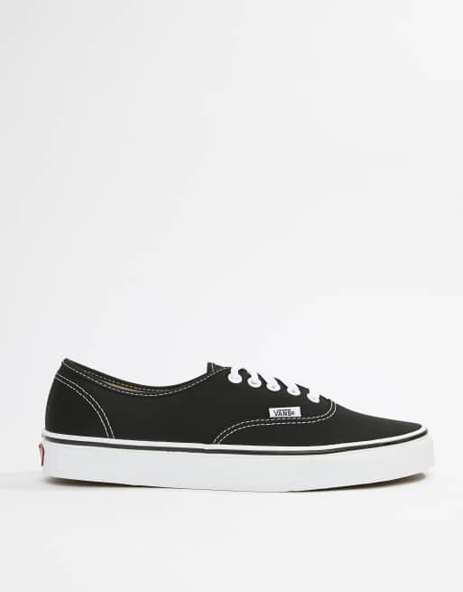 Vans authentic 2024 suela negra