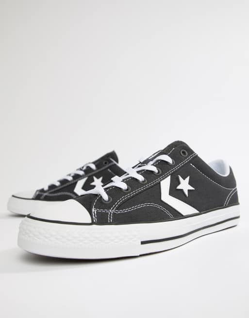 Zapatillas de lona negras Star Player Ox 160559C de Converse |