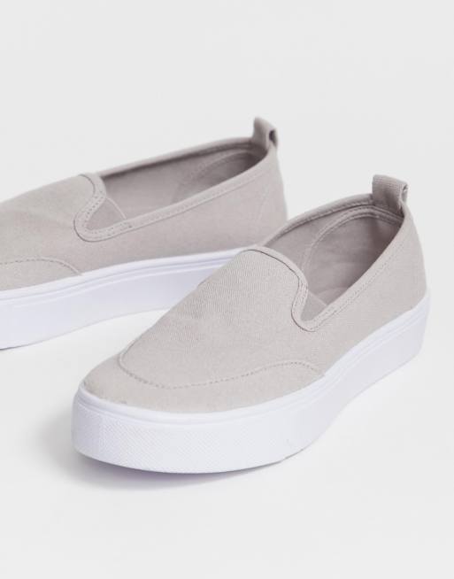 Zapatillas de sin cierres en gris Dexter DESIGN | ASOS