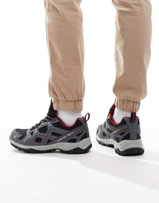 Zapatillas de senderismo grises resistentes al agua Vendeavour de Regatta, 2 de 4