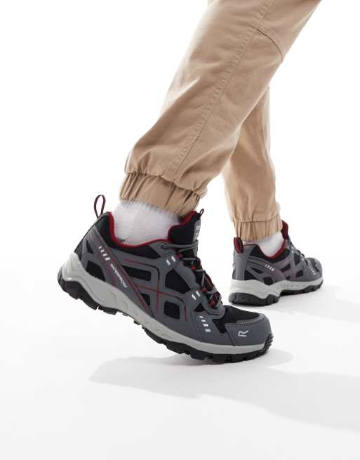 Zapatillas de senderismo grises resistentes al agua Vendeavour de Regatta, 4 de 4
