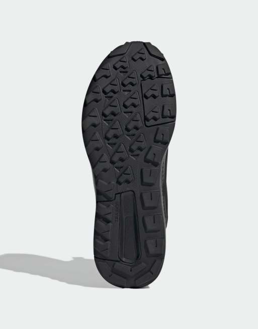 Zapatillas de senderismo negras y grises Terrex Anylander Mid RAIN.RDY de adidas, 4 de 4