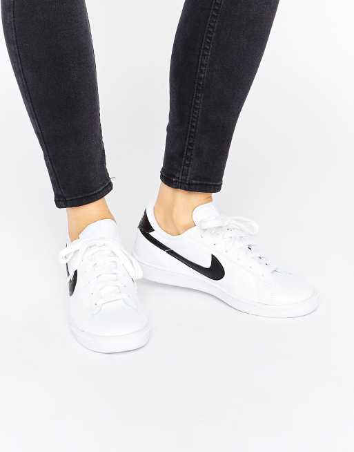 Nike tenis outlet blanco y negro