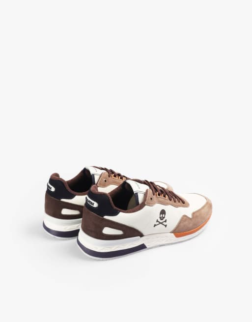 Zapatillas deportivas azules y arena Harry de Scalpers, 3 de 5