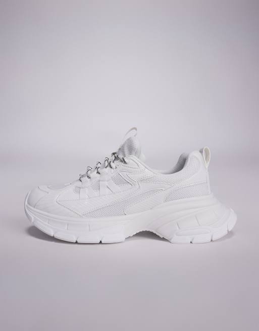 Zapatillas deportivas blancas con suela gruesa de ASOS DESIGN , 2 de 5