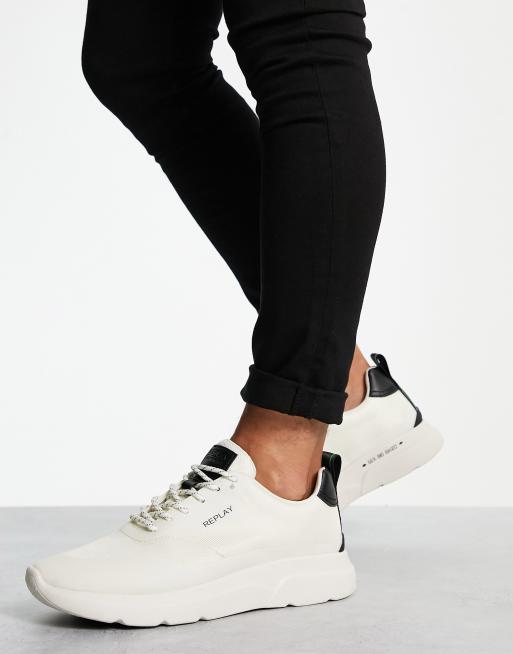 Zapatillas deportivas blancas con suela gruesa de Replay ASOS