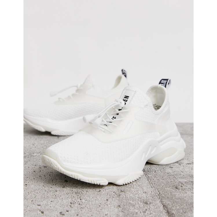 Zapatillas deportivas blancas con suela gruesa Match de Steve Madden