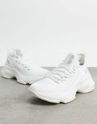 Zapatillas deportivas blancas de suela gruesa Mac de Steve Madden