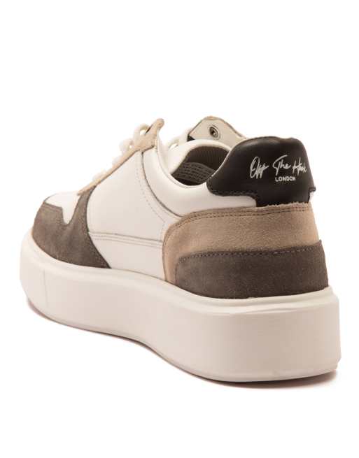 Zapatillas deportivas blancas para hombre con plataforma alta de