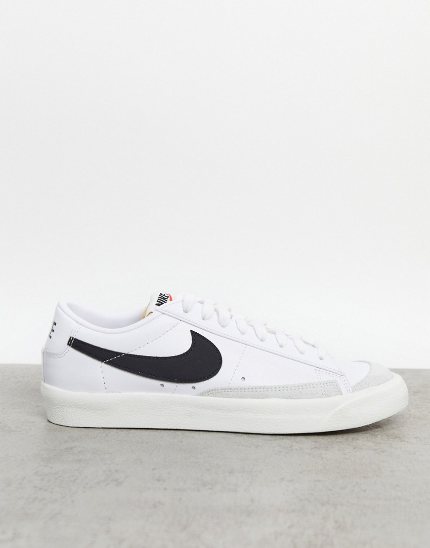 Zapatillas deportivas blancas y negras Blazer Low '77 VNTG de Nike-Blanco