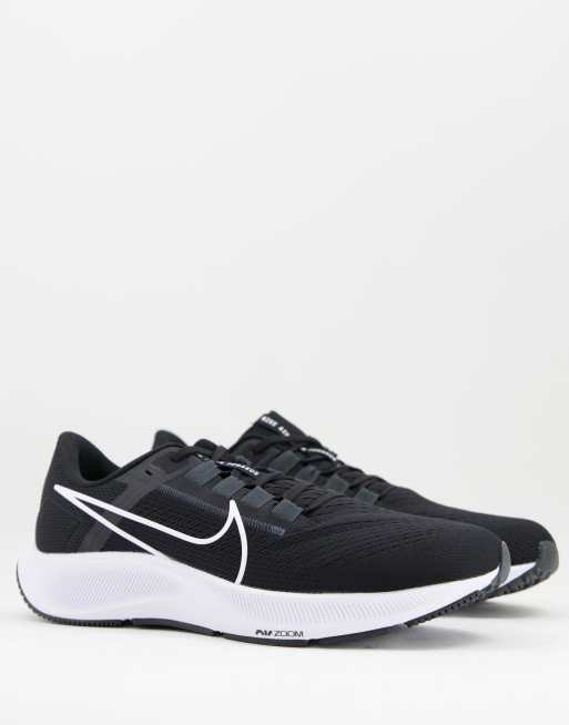 Zapatillas deportivas negras Air Zoom Pegasus 38 de Nike Running