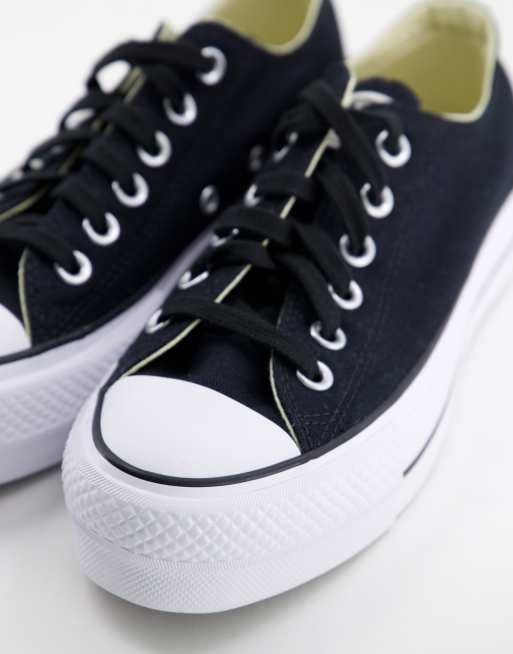 Zapatillas deportivas negras Chuck Taylor All Star Lift Ox de Converse, 2 de 4